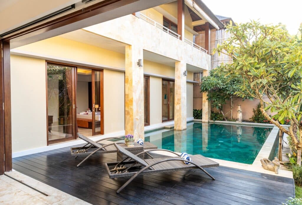 villa in bali with swimingpool