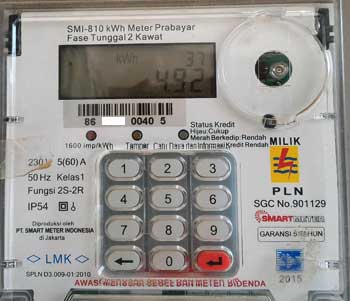 prepaid electricity meter in indonesia