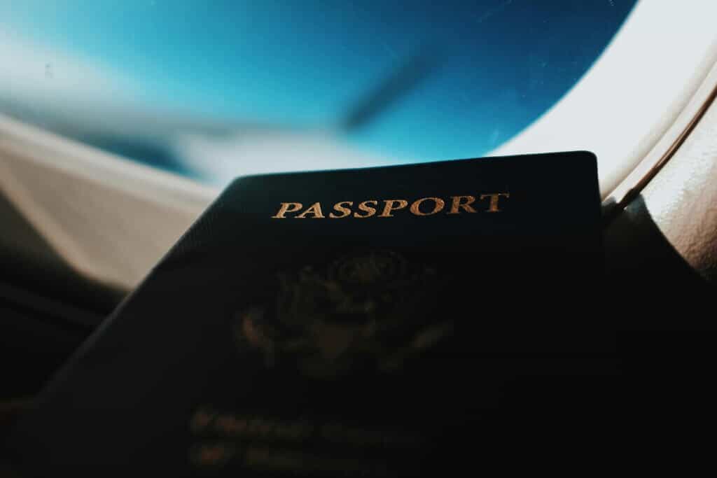 Passport for visa application