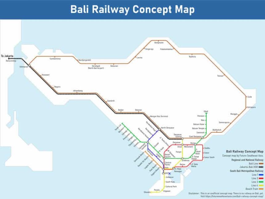 bali new metro map